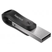 64GB iXpand Go USB 3.0 + Lightning Black/ Silver