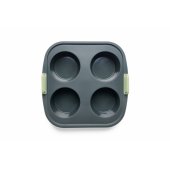 Air fryer Muffins Mould, 4 hole - Grey