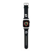 Watch 38/ 40/ 41mm 3D Rubber Karl&Choupette Heads Black