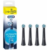 Brush Head iO Ultimate Clean Black 4pcs