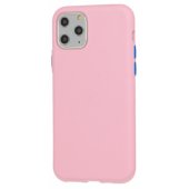 "Solid Silicone Case Apple iPhone 12 / 12 Pro" Pink