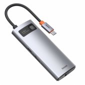 6in1 HUB USB Type C - USB Type C PD 100 W HDMI 4K 30 Hz 3x USB 3.2 Gen