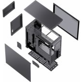 D41 Mesh Tempered Glass Black