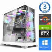 Ryzen 5 7500F 32GB 1TB SSD RTX5050 8GB W11Home White