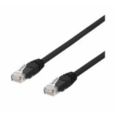 Patch cable U/ UTP Cat6 250MHz 0.5m black