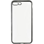 "Silicone Cover iPhone 7 Plus" Black Edges
