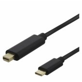 Cable USB-C - miniDisplayPort 4K 60Hz 1m black