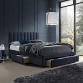 GRACE with mattress HARMONY DELUX 160x200cm Blue
