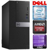 OptiPlex 5050 MT i5-7500 16GB 512SSD M.2 NVME RX550 4GB Win10P ReNew