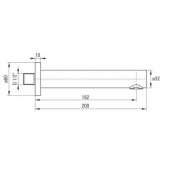 _7425165 Bath spout - 200 mm