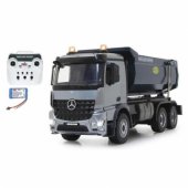 Jamara Dump truck Mercedes-Benz Arocs Metal Meiller, toy wehicle (silv