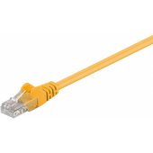 95556 CAT 5e patch cable, U/ UTP 1.5 m Yellow