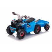 XMX630T Blue Battery Quad Bike With Trailer