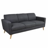 Sofa KAILI 3-seater, dark grey