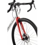 Gravel bike Aspre 1 2025 M silver-red