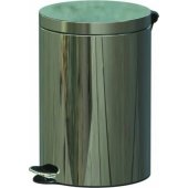 ALDA pedal trashcan silver (AF613-19)
