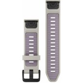 20mm QuickFit Silicone Strap Fog Gray/ Lavender