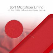 "Soft Silicone Case iPhone 14 Pro" Red