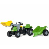 Rolly Toys Traktor Rolly zielony z łyżką i przyczepą 023134 (5023134)