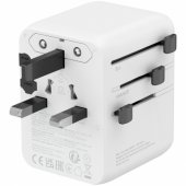 Travel Adapter OnTour 70 EU/ UK/ US/ AUS 70W White