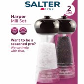 BW12949GEU7 Harper Mill Set Clear/ Grey