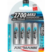 2700mA NiMh AA 4 pcs
