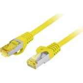 Patchcord S/ FTP Cat.6A LSZH CU 0.5m yellow