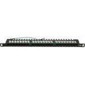 Patchpanel 24-Port CAT6 UTP 0,5U