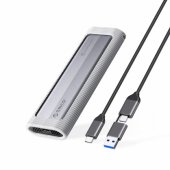 Disk Drive AXM2F-V1 M.2 SATA USB-C Grey