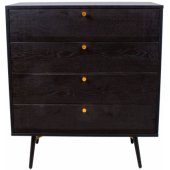 LUXEMBOURG 80x40xH90cm Black