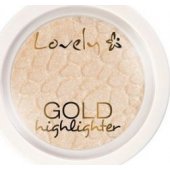 Lovely LOVELY_Gold Highlighter rozświetlający puder do twarzy