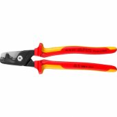 KNIPEX StepCut XL cable cutters 95 18 225 VDE, cutting pliers (red/ yel