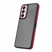 Crystal Black Back Case for Galaxy S25+ Grey/ Red