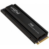 Crucial T500 2 TB, SSD (black, PCIe 4.0 x4, NVMe, M.2 2280, with heats