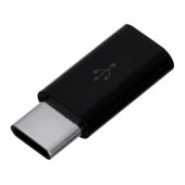 Adapter Micro USB - USB Type-C Black AK-31/ B