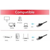 Patchord Cat6 U/ UTP 0.25 m Black (625453)