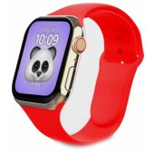 44mm Red Silicone Band