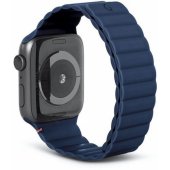 Silicone Magnetic Traction Band Apple Watch 44-49mm Navy