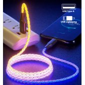 LED USB-C - Lightning 20W , 1M , Black