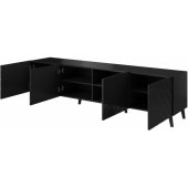 ABETO 200x42x52 Black Glossy