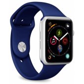 ICON Silicone Band for Apple Watch 42-44 mm, S/ M & M/ L Navy