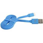 Data cable, USB to Micro USB, 1m Blue