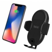 Automatic car holder Qi 10W Black