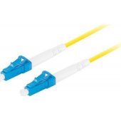 Fiber optic patchcord SM LC/ UPC-LC/ UPC SIMPLEX LSZH 3.0mm 1m yellow