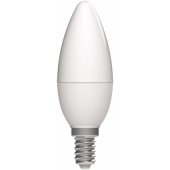 E14, C37, 4.5W, 470lm, 3000K warm white