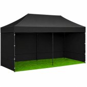 Express Garden Tent Catering Pavilion Black 3x6 M
