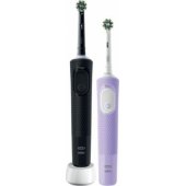 Braun Oral-B Vitality Pro D103, Electric Toothbrush (violet/ white, lil