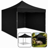 Garden Tent Express Catering Pavilion Black 3x3M