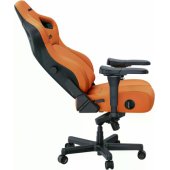 Kaiser 4 XL Orange Leather Gaming Swivel Chair