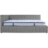 JASPER 90x200cm with mattress HARMONY DUO Grey